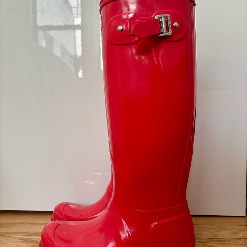 Hunter Classic Bright Red/Orange Boots